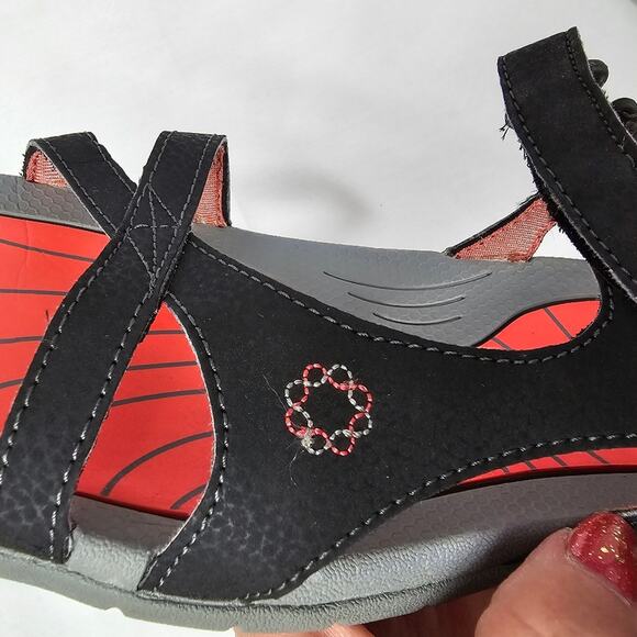 Merrell Lissim Lattice Sport Sandal Black Coral NWOT Women's Size 10 - Picture 6 of 9